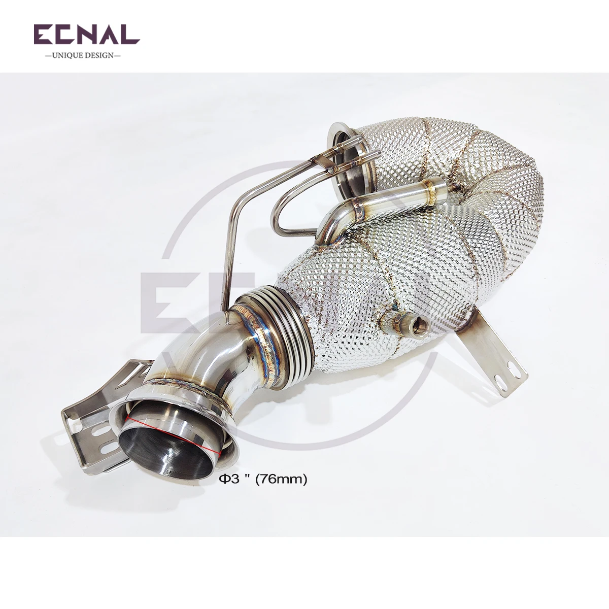 

Ecnal Exhaust Downpipe with OPF for Mercedes Benz CLS450 3.0T 2019+ High Quality SS304 Exhaust Pipe System