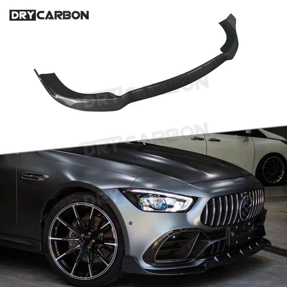 

For Mercedes Benz AMG GT43 GT50 GT53 2019 2020 2021 2022 2023 Car B Style Front Bumper Lip Chin Shovel Spoiler Body Kits