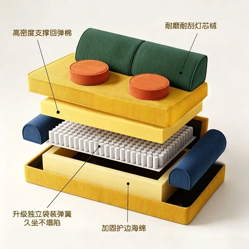 Modular sofa beds, building block sofas