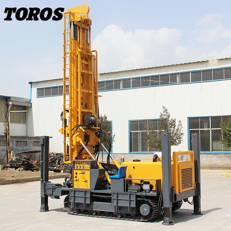 Water Well Drilling Rig Water Well Drilling Rig 300 Meters Pneumatic Crawler Mounted Water Well Drilling Machine Tunnel Drilling