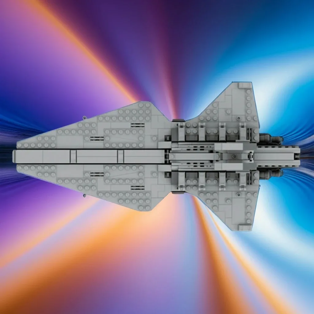 

574PCS MOC Space Battle Venator Class Star Destroyer Galactic Empire Builld Model Custom Brickss Architecture DIY Assembly Gift
