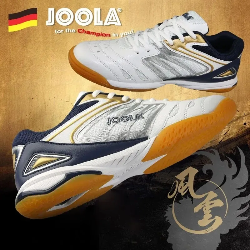 Originele Joola Tafeltennisschoenen 0104 Pu Mannen Vrouwen Professionele Training Anti-Slip Sport Sneakers Ademende Ping Pong Schoenen