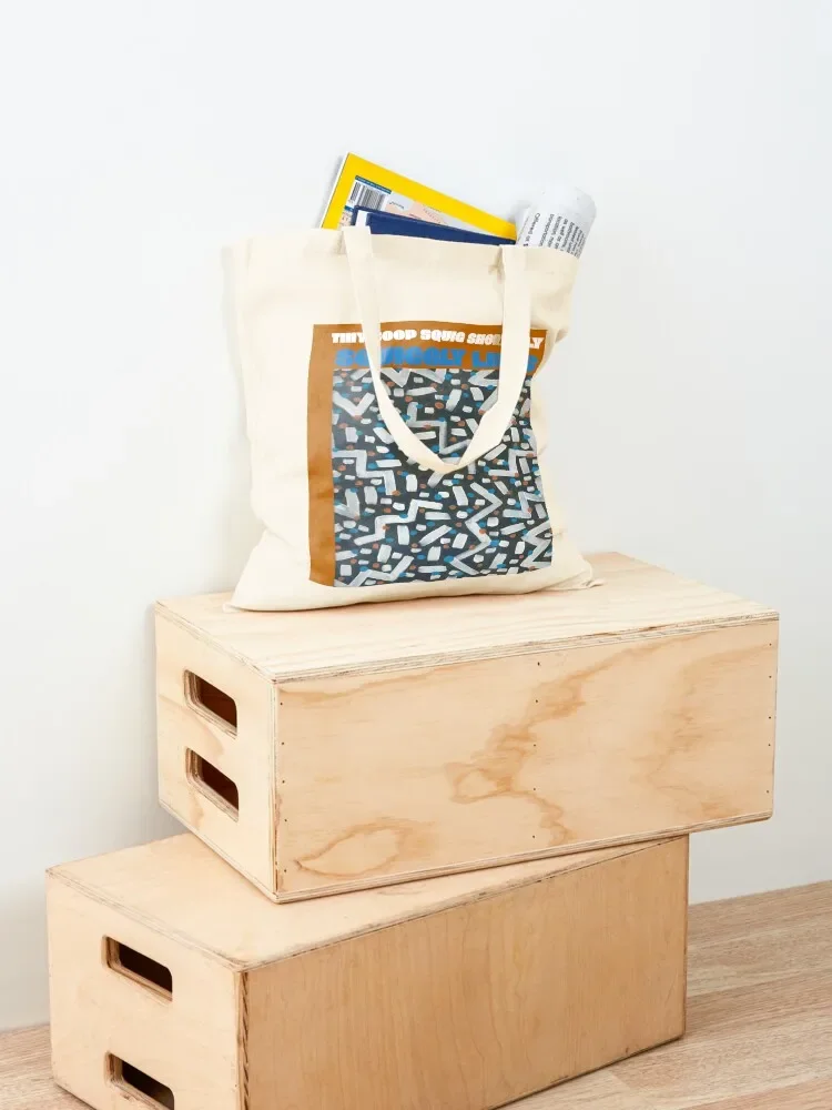 صغيرة بوب سكويج تقليل غلاف الألبوم حمل حقيبة المرأة حقائب الشاطئ أكياس قابلة لإعادة الاستخدام المرأة المتسوق حقيبة لطيف كيس مزموم #4