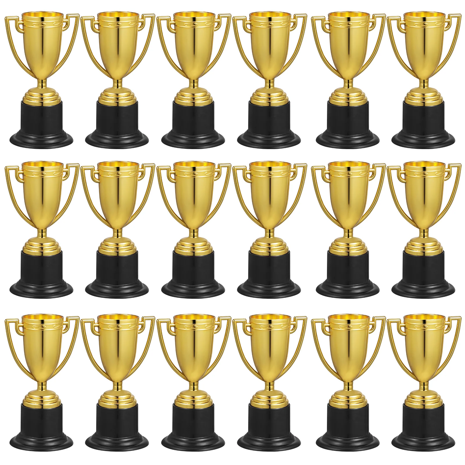 

Golden Small Trophy for Kids Adults Elegant Design Sports Competition Award Ceremony Christmas Party Football Bowling Game Night