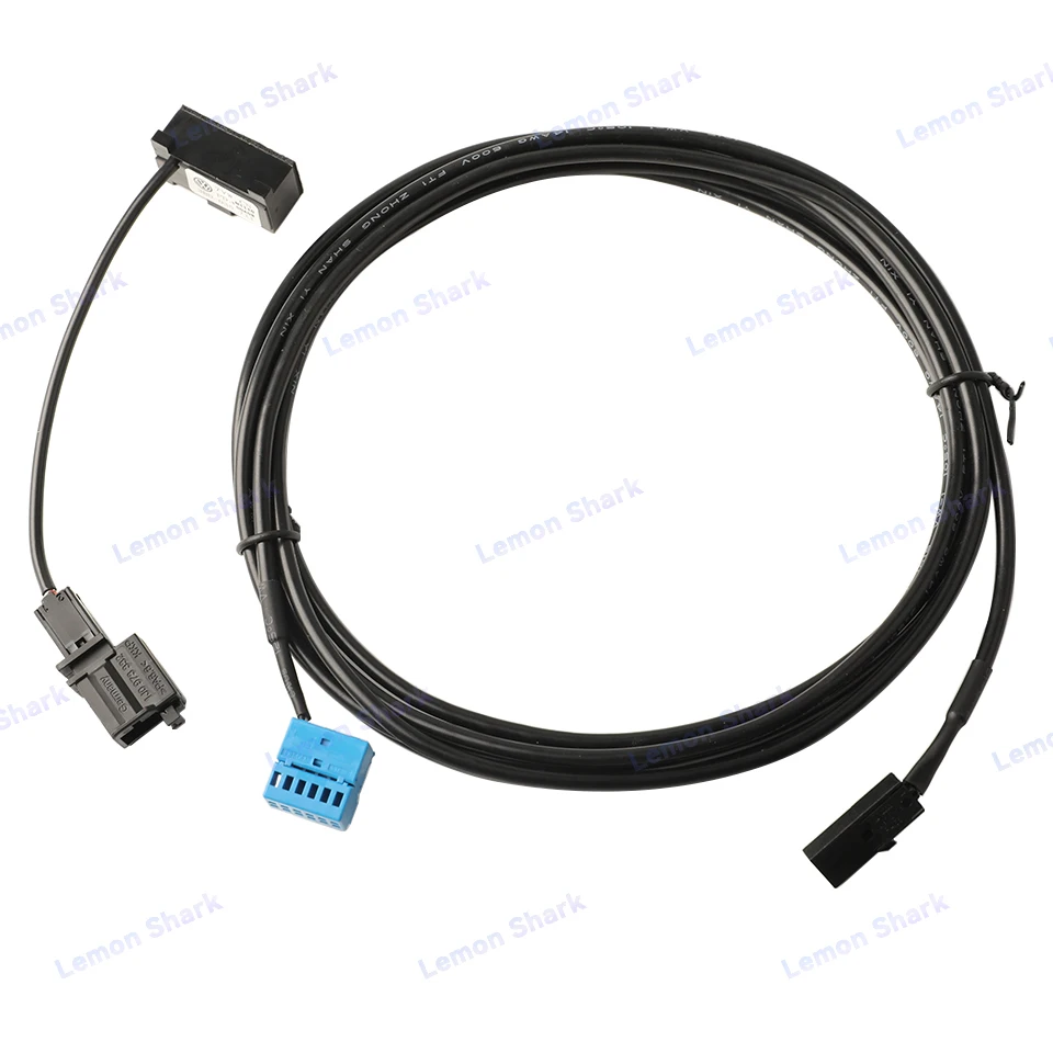 For VW MQB PQ Plug MIB Radio for Audi A4 A6 CD Player Bluetooth Wire Headunits Microphone Harness Cable