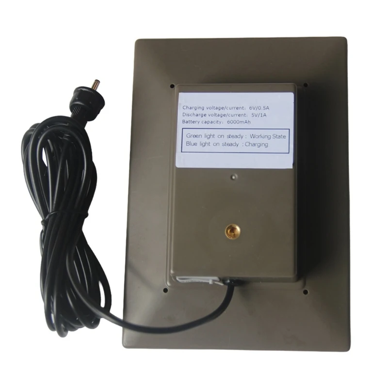5V Solar Powerbanks 6000mAh Solar Panel For Trail Cameras Waterproof Design