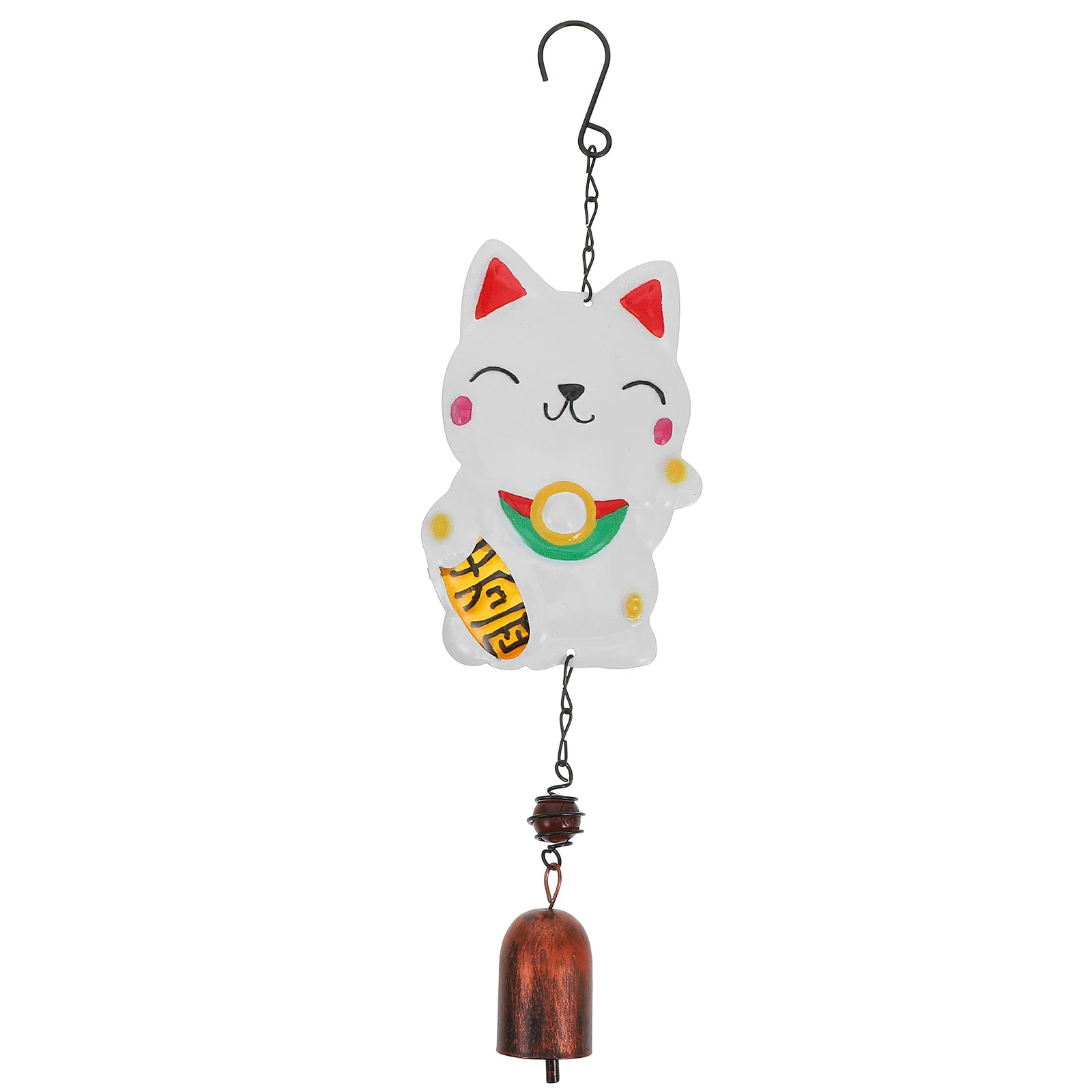 

Lucky Chime Metal Garden Decoration Cute Kitten Bell Outdoor Patio Yard Balcony Decor Fortune Good Luck Wind Chimes For Outside