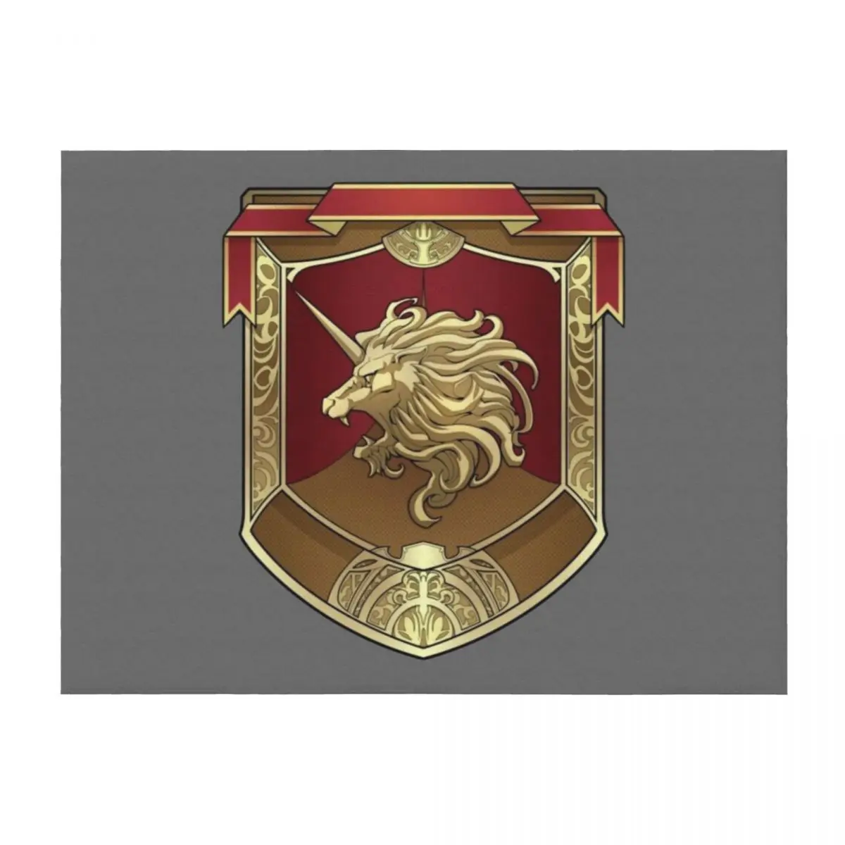 

Thors Academy Crest - Legend Of Heroes Trails In The Sky Throw Blanket Large Thermal anime Blankets