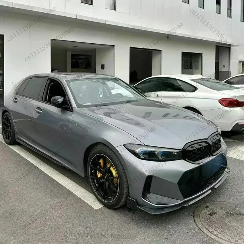 For BMW 3 Series G20 G28 320 325 330 Lci 2023-2024 MP Style Car Front Bumper Splitter Lip Spoiler Diffuser Guard Body Kit Cover