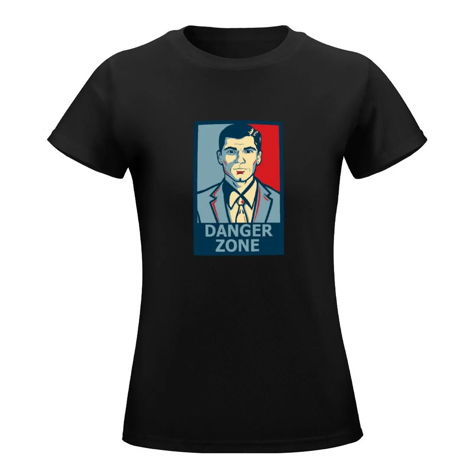 Sterling Archer Danger Zone Shirt Poster Sticker T-Shirt summer clothes Female clothing western t-shirt dress for Women