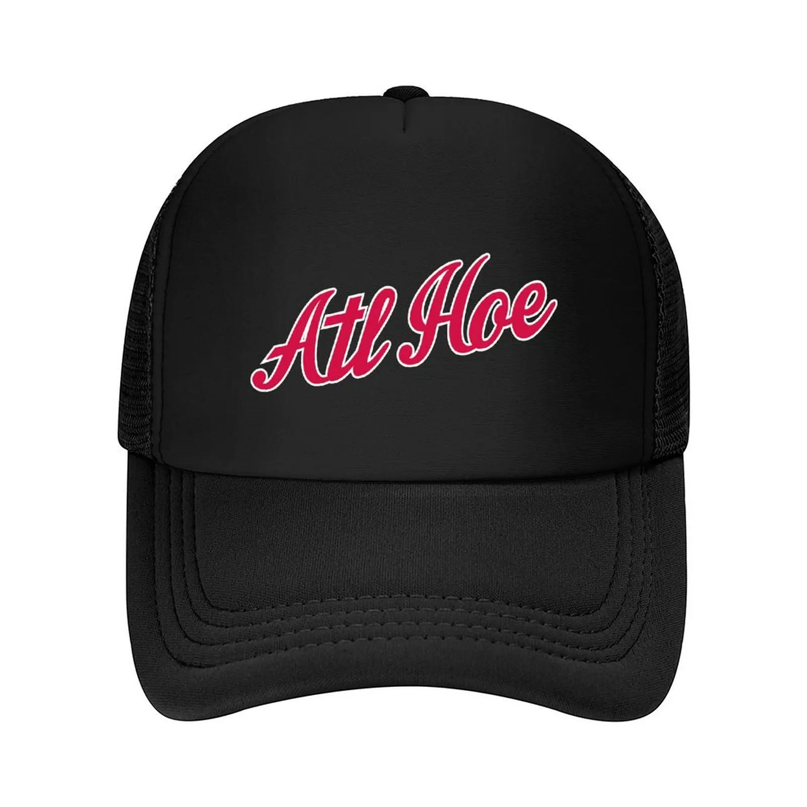 

ATL HOE - Red on Navy Baseball Cap Fashion Beach hats on offer Bobble Hat Beach Bag Mens Women's