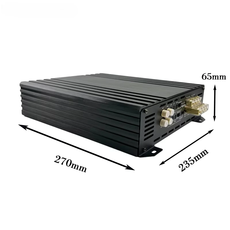 2026 High Quality RMS Power 800W 4CH Class D Brazilian Power Amplifier Full Range Car Audio Amplifier with 4 Channel Subwoofer
