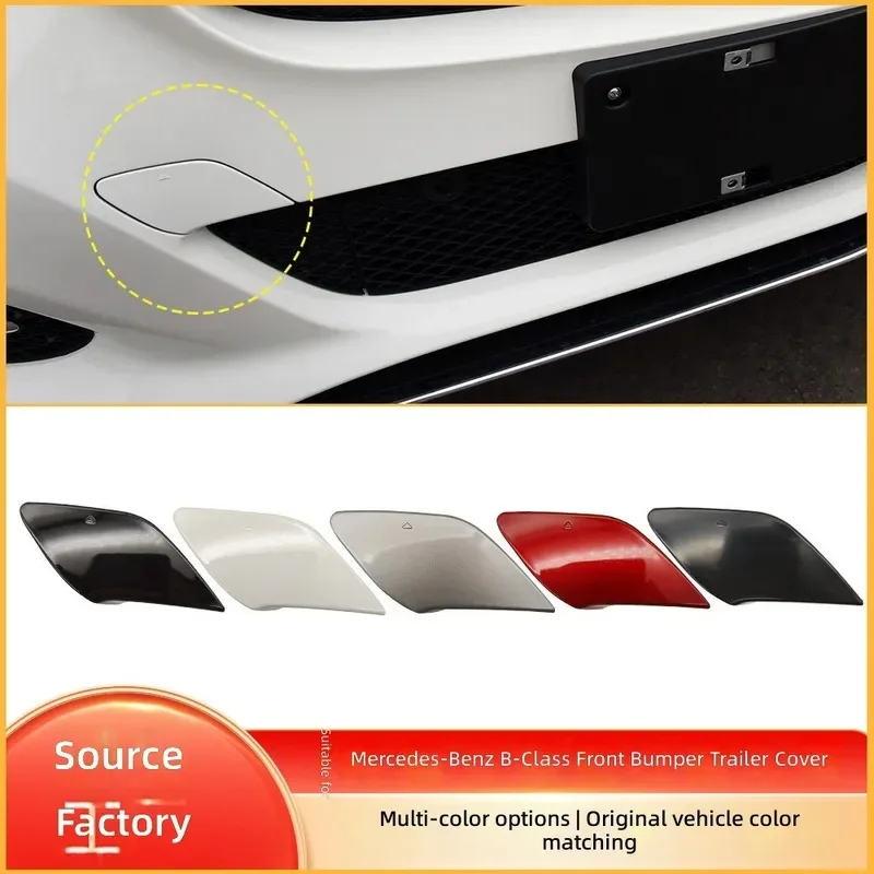 for Mercedes Benz B Class W246 2014-2019 Front Bumper Tow Hook Cover Trailer Eye Cap Plug 2468852122