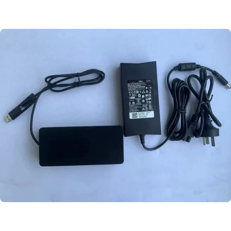 For Dell D6000 4K Docking Station / 130W Power Supply Adapter used 9 new