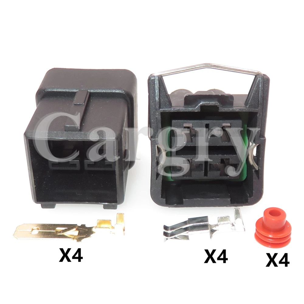 1 Set 4P Auto High Power Male Plug Female Connector 357941165 AC Assembly Car Large Current Wire Harness Socket