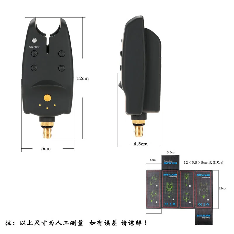 Electronic Fishing Alarm Jy-9 European Style Carp Fishing Sea Rod Bracket Alarm
