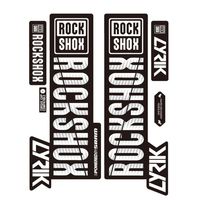 1 Set Front Fork Sticker PVC Mountain Bike Bicycle Front Shock Absorber Color Change Waterproof Sticker 8 Colors New