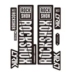 1 Set Front Fork Sticker PVC Mountain Bike Bicycle Front Shock Absorber Color Change Waterproof Sticker 8 Colors New