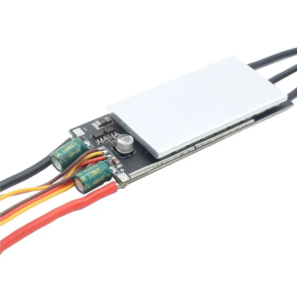DC6-24V 1000W BLDC 3-Phase Brushless Motor Driver Hallless DC Motor Drive Board Speed Controller Module with Potentiometer