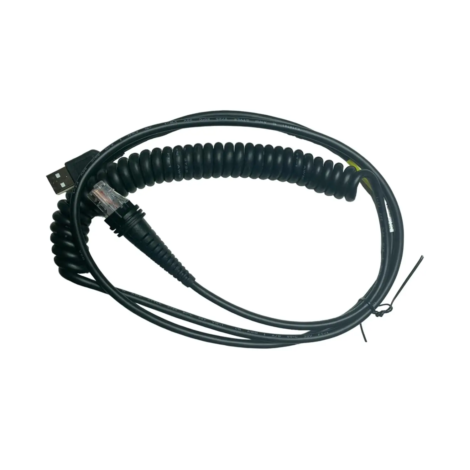 Lot of 10x CBL-500-300-C00 5V Coiled USB Data Transfer Cable, 3m/9.8ft