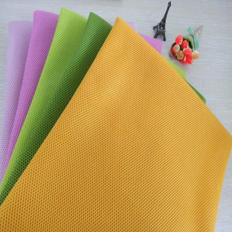 3d Mesh Fabric Per Meter for Mattress Cushion Hat Children's Bed Fence Sewing Breathable Soft Wearable Cloth Plain Khaki Pink