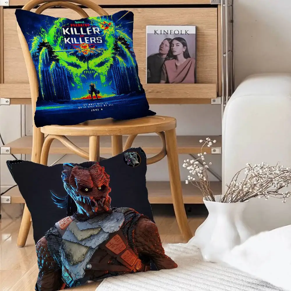 غطاء وسادة من فيلم P-Predator Badlands غطاء وسادة قابل للإزالة وقابل للغسل - كتان ناعم لجميع المواسم