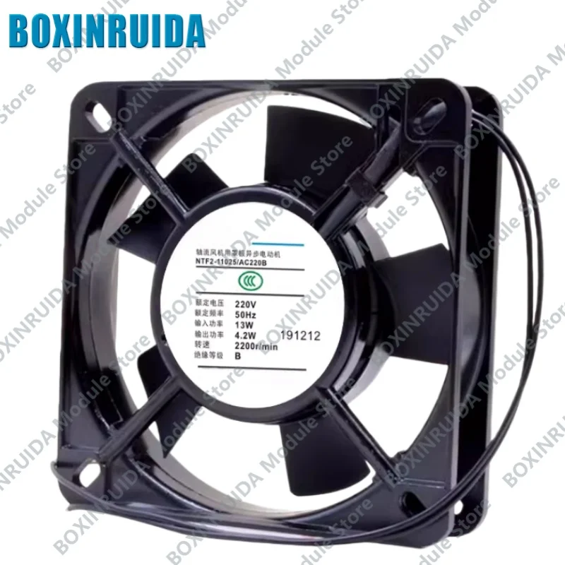 Brand new original 110 * 110 * 25 high-temperature resistant distribution cabinet industrial cabinet fan NTF2-11025/AC220V