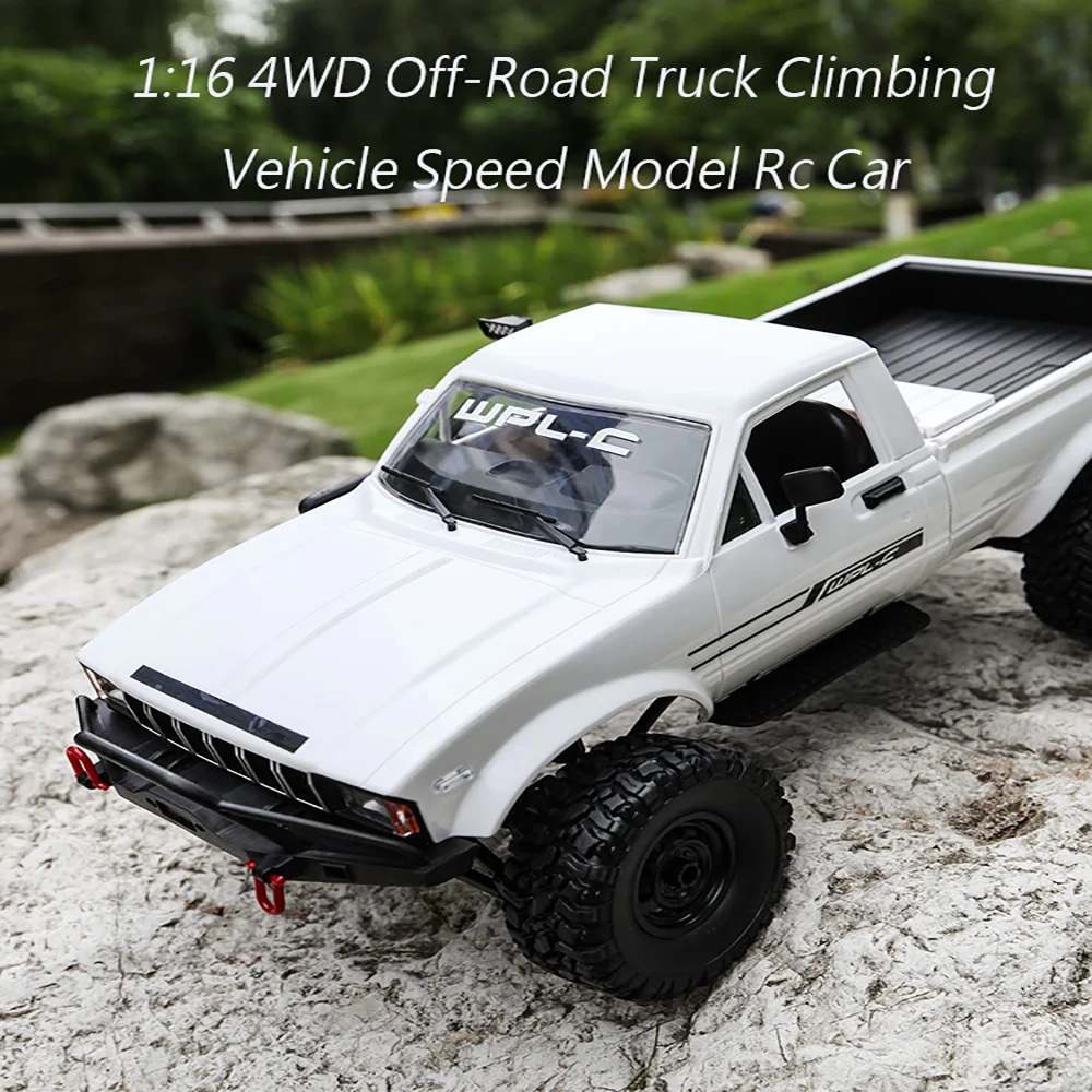 

C24-1 Throttle & Steering Control RC Trucks 2.4Ghz Car RC Crawler 1/16 Scale 4WD Offroad Pickup Climbing Vehicle Speed Model