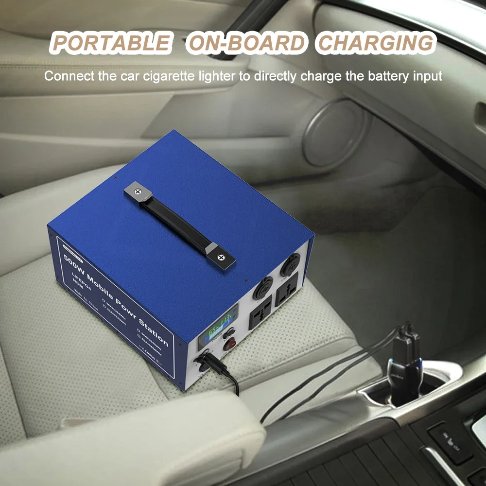 Inverter Battery 220V 500W 12V 60AH lithium Lifepo4 50Ah portable battery outdoor camping usable mobile 30AH 25AH