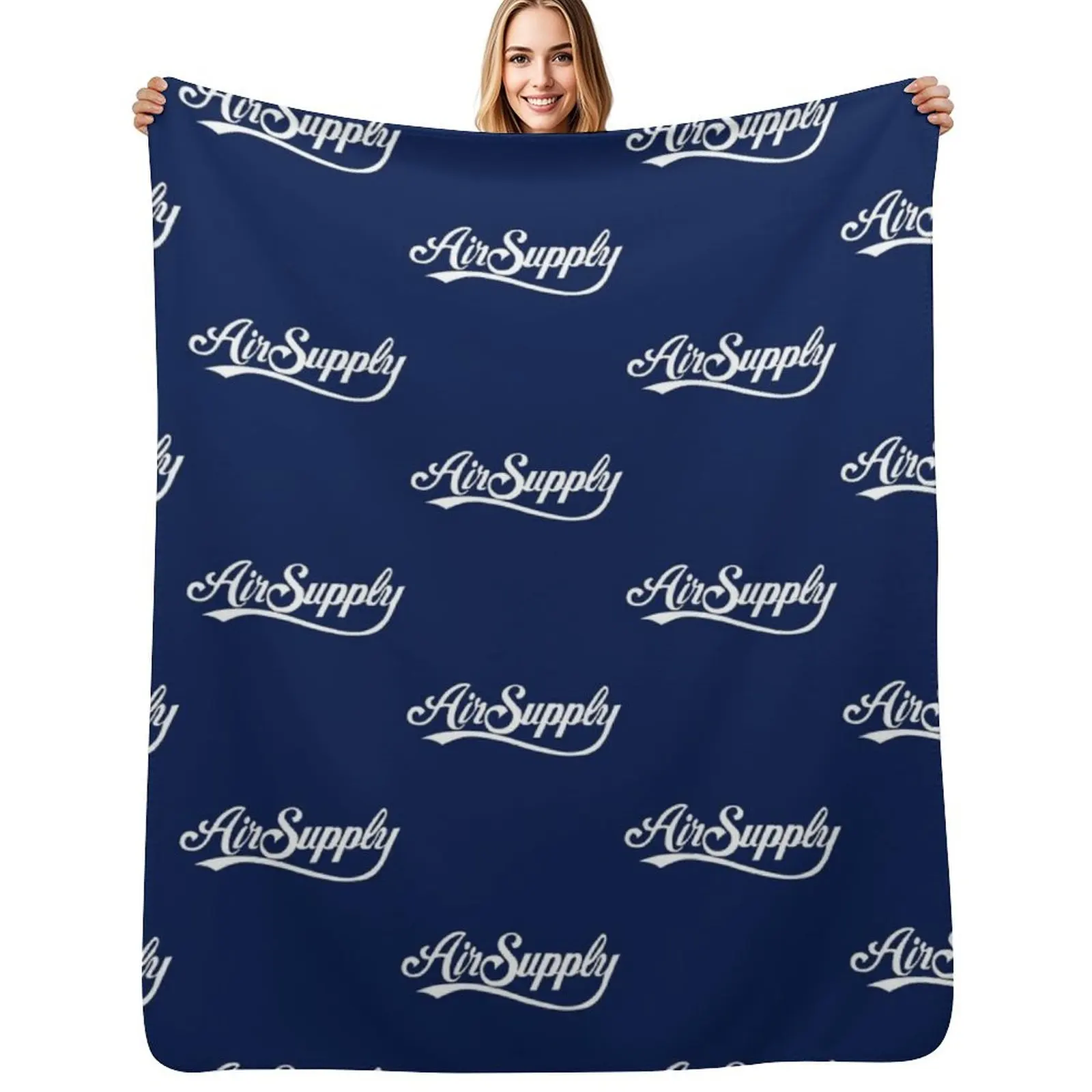 

Air Supply Music Band Logo Throw Blanket Thin Single For Sofa Thin Blanket