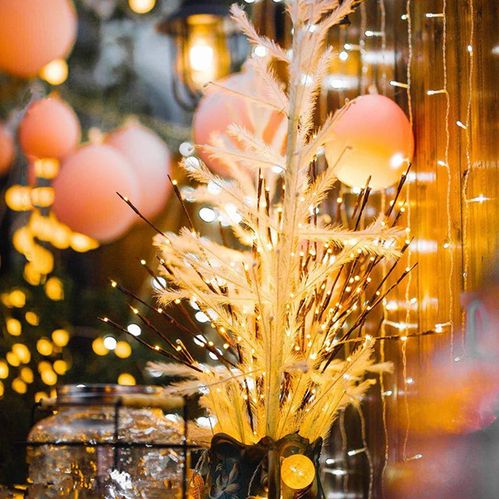 

20 Led Powered Bendable Willow Twig Tree Lights For Home Christmas Decoration Indoor Outdoor Decorative Branch Light