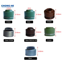 16 piezas 3,5 4mm 4,5 5mm 5,5mm 6mm válvula de escape de admisión de motor de motocicleta sello de aceite para Honda para Yamaha para Suzuki para Kawasaki
