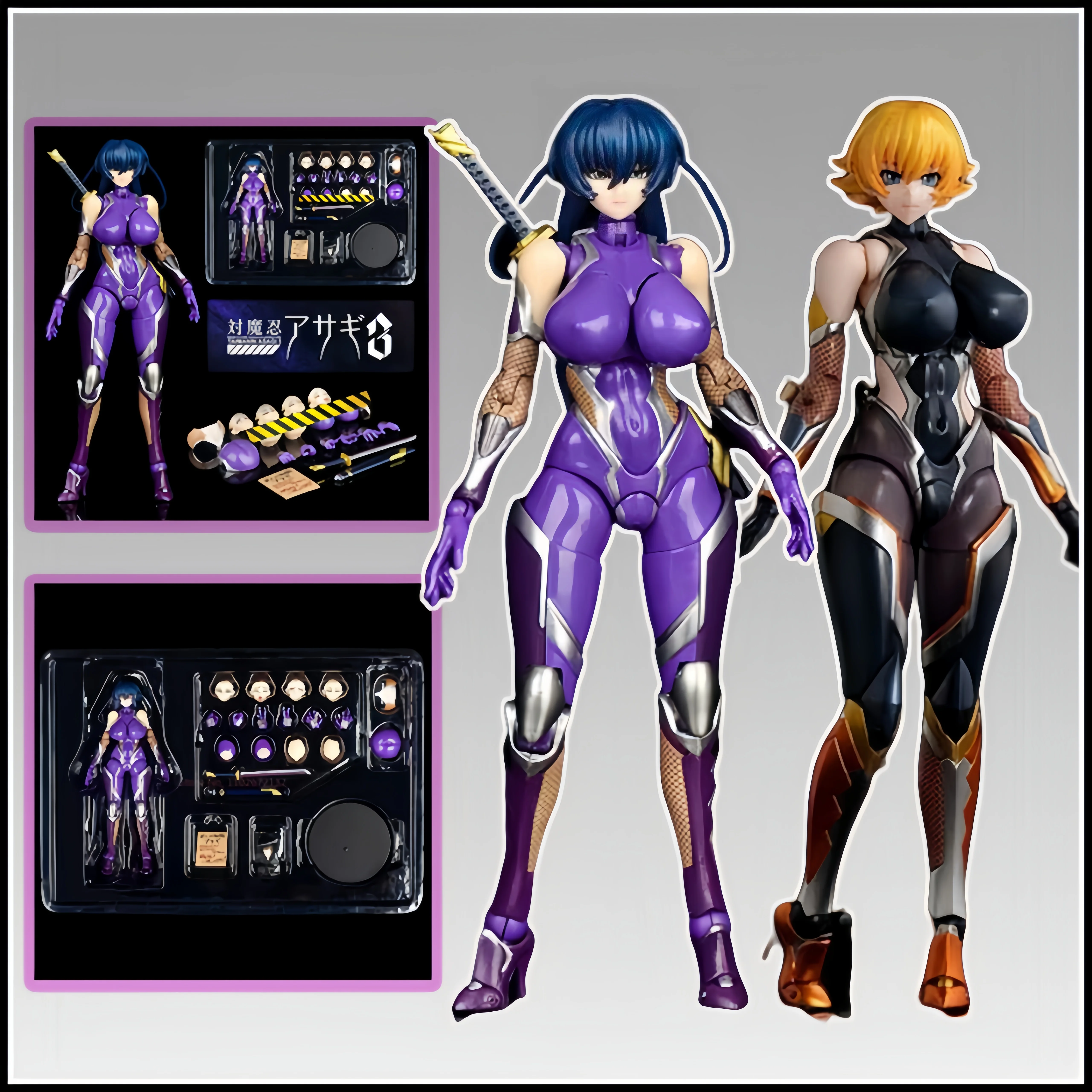 

Фигурка Taimanin Asagi 3, Mizuki Yukikaze Igawa Sakura Asagi, фигурка аниме, периферийные устройства, коллекционные фигурки, игрушки, подарки