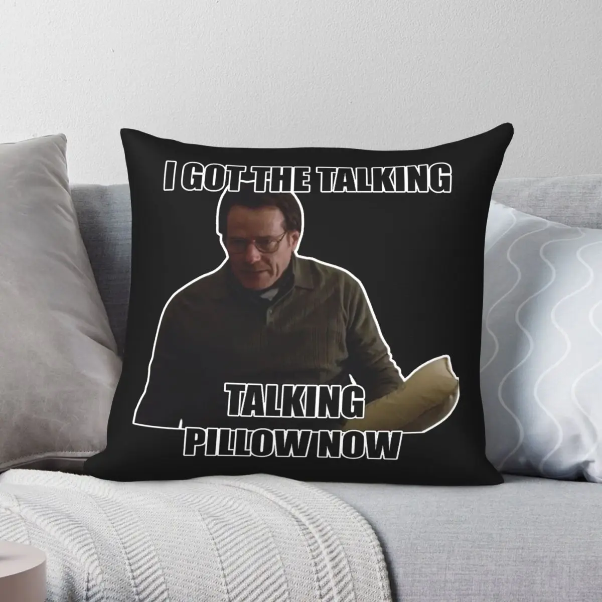 Breaking Bad Got Talking Pillow Square Pillowcase Polyester Linen Velvet Creative Zip Decor Room Cushion Cover 45x45