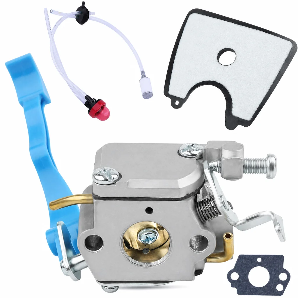 8-in-1 Carburetor Air Filter Kit For Husqvarna 125B 125BX 125BVX Leaf Blower, OEM 590460102 545081811 Zama C1Q-W37 with Gaskets