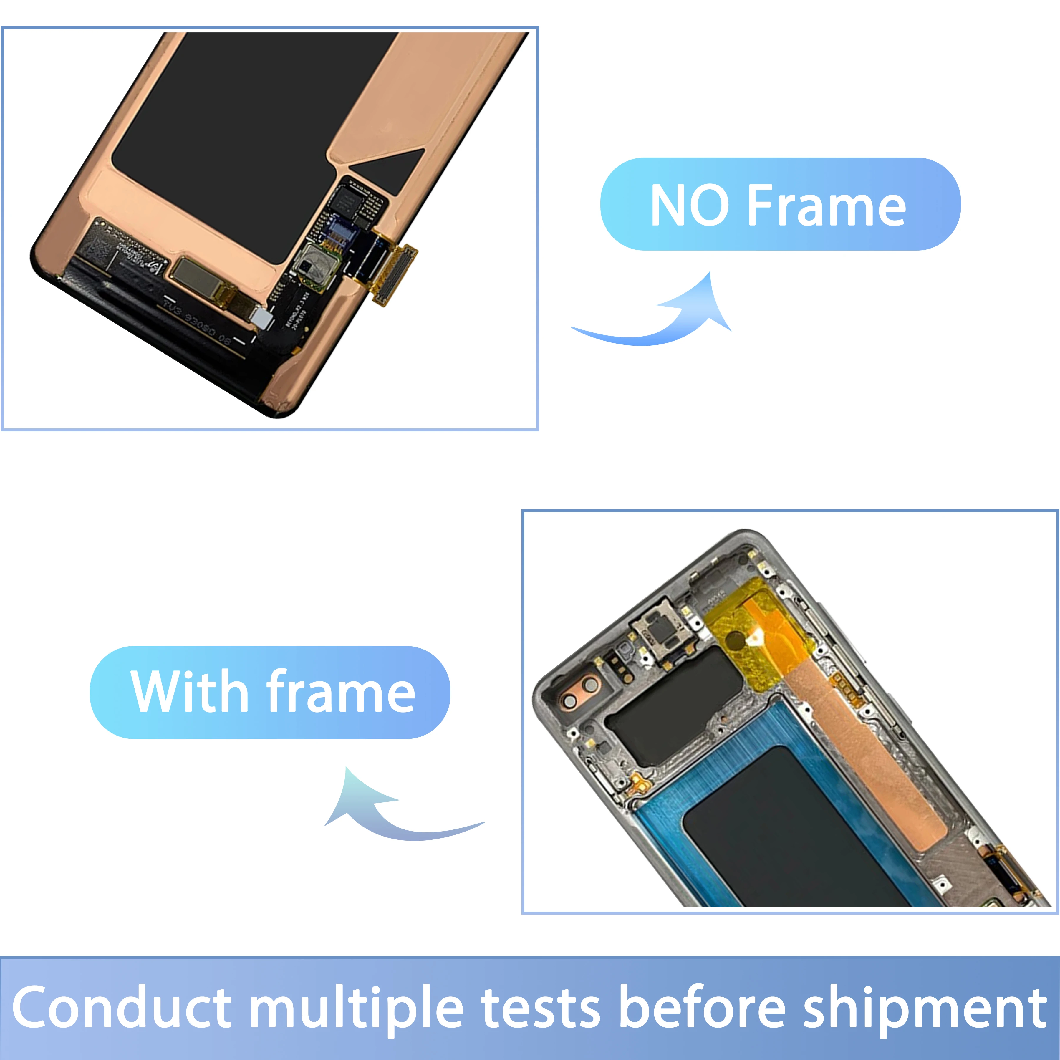 Imagem -04 - Substituição da Tela de Toque Lcd Super Amoled Exibição para Samsung S10 Plus G975 Sm-g975f ds G975u G975w