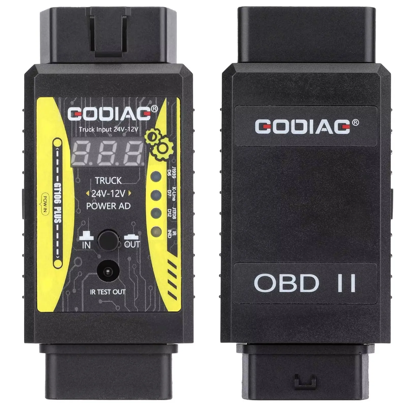 Адаптер для тяжелых грузовиков Godiag GT106 Plus от 24 до 12 В для X431 easydiag/Golo Carcare/ Thinkcar2/Thinkdiag/GOLO/DBScar II Адаптер для тяжелых грузовиков Godiag GT106 Plus от 24 до 12 В для X431 easydiag/Golo Carcare/ Thinkcar2/Thinkdiag/GOLO/DBScar II