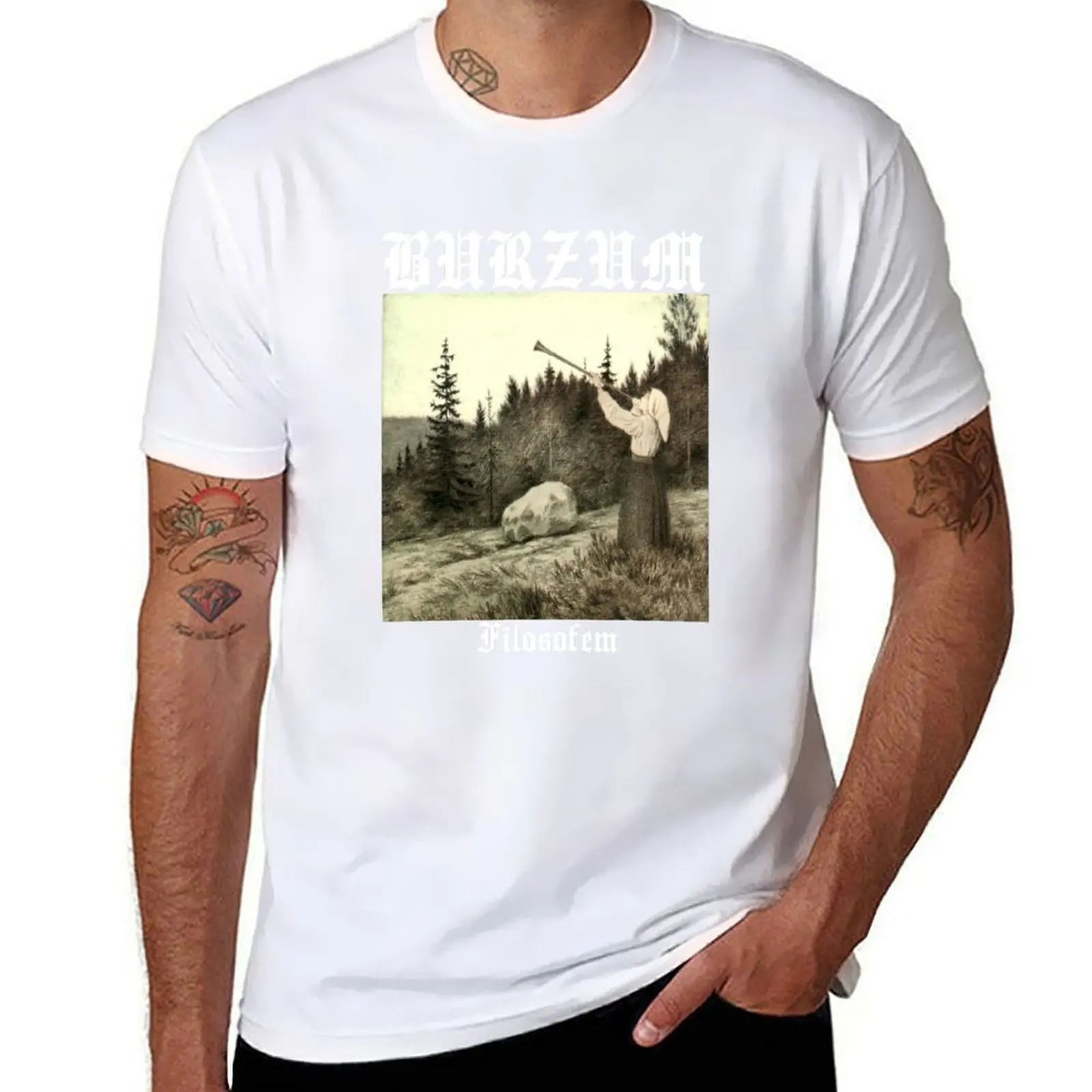 

Búrzúm Filosofem T-Shirt man t shirts high quality luxury brand t shirts for man graphic vintage T-Shirt