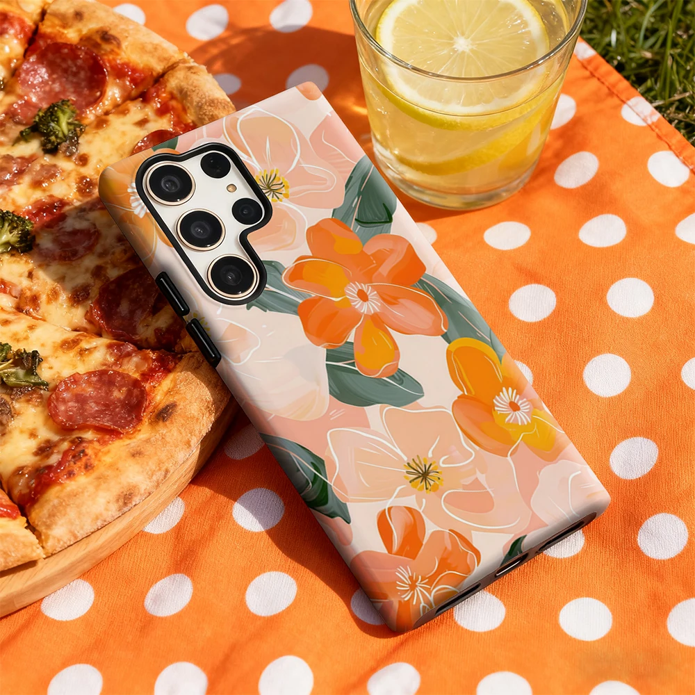 Capa de telefone mágica com redemoinho de arco-íris para Samsung Galaxy S25 Ultra S24 S23 Ultra Plus Capa traseira brilhante de camada dupla