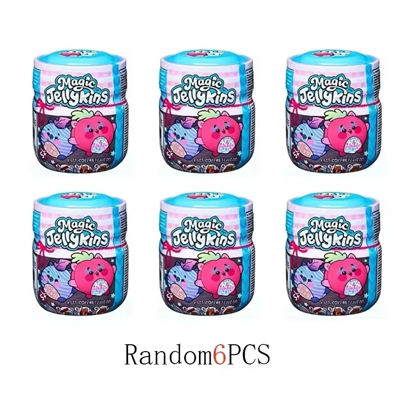 Magischer Jellykins-Plüsch. Füllen Sie den Behälter mit Wasser, schütteln Sie ihn und entdecken Sie Ihr neues Plüschtier (Spin Master) als Stressabbau-Spielzeug.