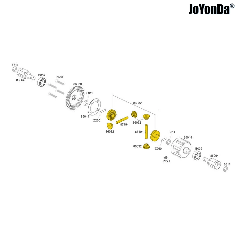 #87193 #86032 ingranaggio conico differenziale in acciaio duro per RC HPI 1/8 Savage FLUX XL X 4.6 5.9 25 4.1 3.5 SS R40 21