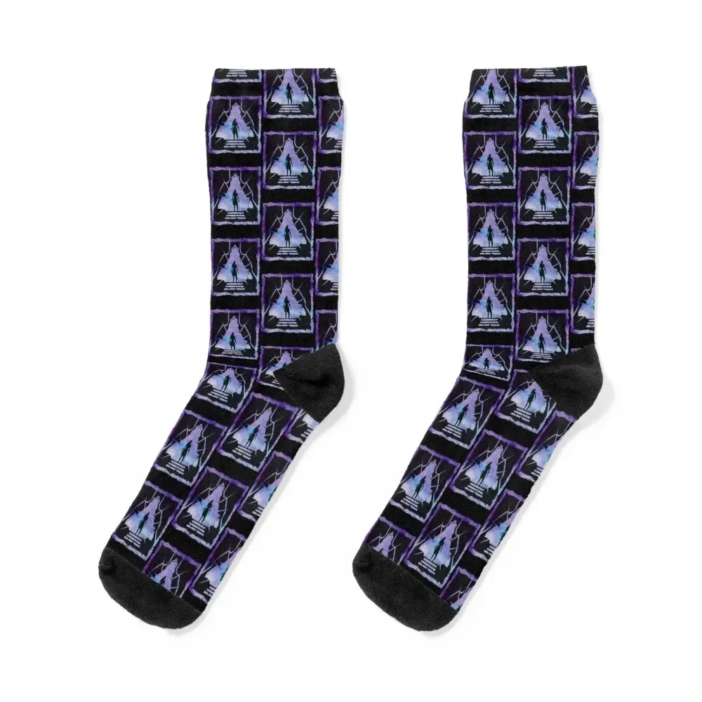 Horizon Zero Dawn T-ShirtHorizon Zero Dawn Sacred Mountain Socks moving stockings new year loose Rugby Socks Male Women's