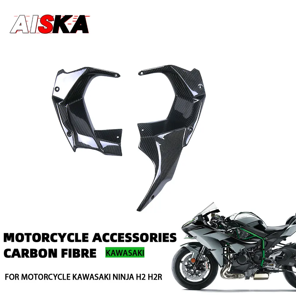 

For KAWASAKI NINJA H2R 2015 - 2024 Full Carbon Fiber Dashpanel Side Panels Motorcycle Accessories Dash Board Instrument Cover