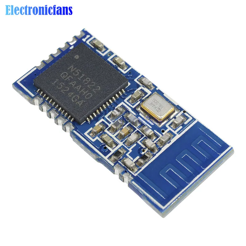 nRF51822-04 Low Power Consumption 3.3V Mini AT Command BLE 4.0 WIFI Wireless Bluetooth Module TTL UART Interface Slave