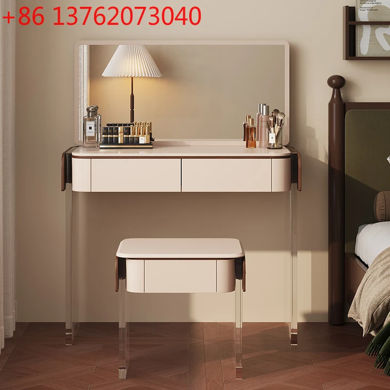 Comò minimalista italiano in legno massello moderno semplice piccolo appartamento camera da letto principale luce lusso alto senso