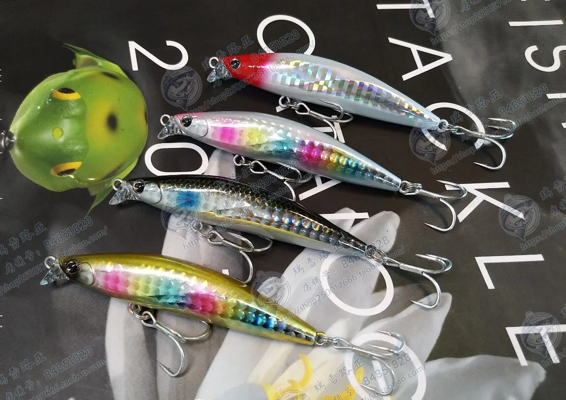 

Japan IMA IBORN 78F Shallow Mino 8.5g Shoal Water Meter Minnow Ultra-long-distance Throwing Hook-mouth Mandarin Fish Bait.