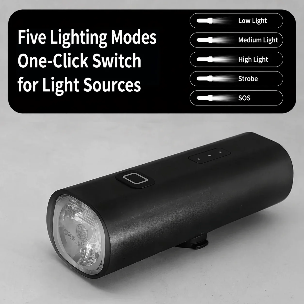 アルミ合金自転車ヘッドライト高ルーメンUSB急速充電携帯電話 - Rechargeable Bicycle Headlight 1000 Lumen のレビューと価格