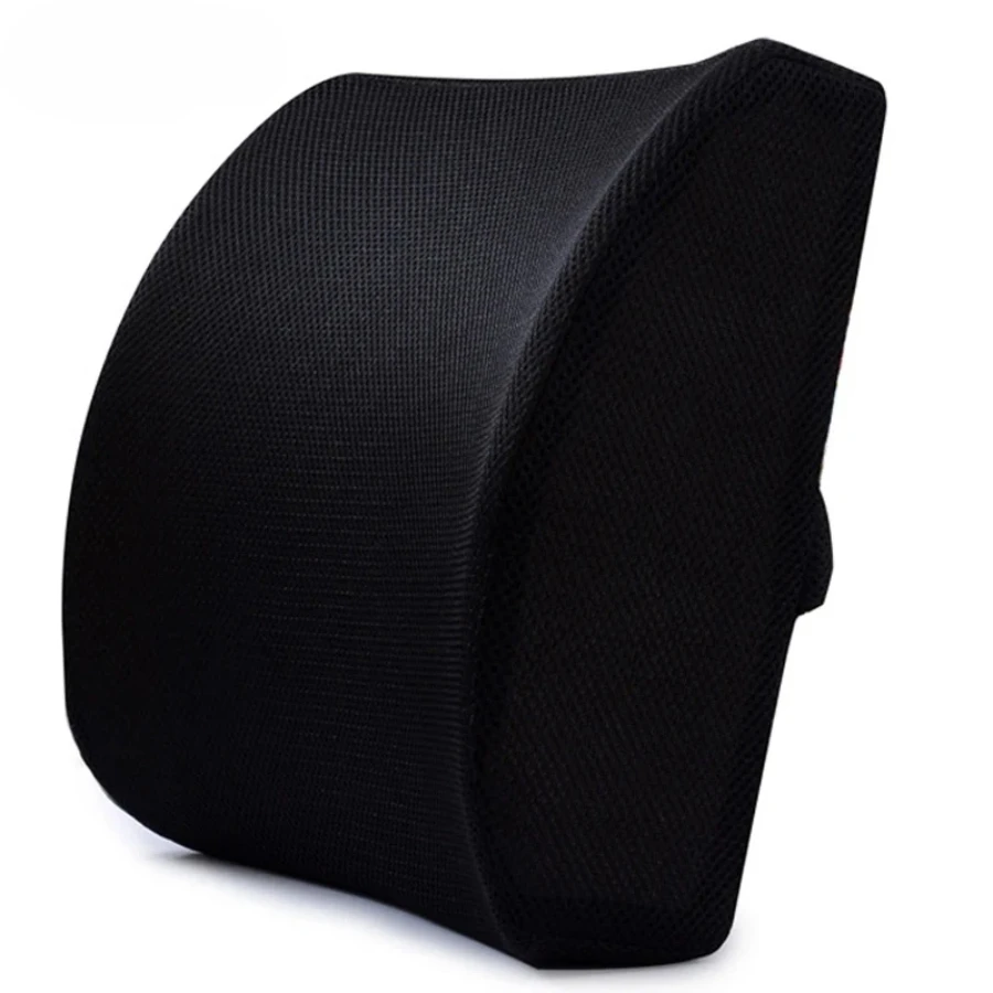 

Car Lumbar Support Cushion Memory Foam Waist Pillow 3 Color Auto Seat Back Cushion for Car Chair Home Office Relieve Pain