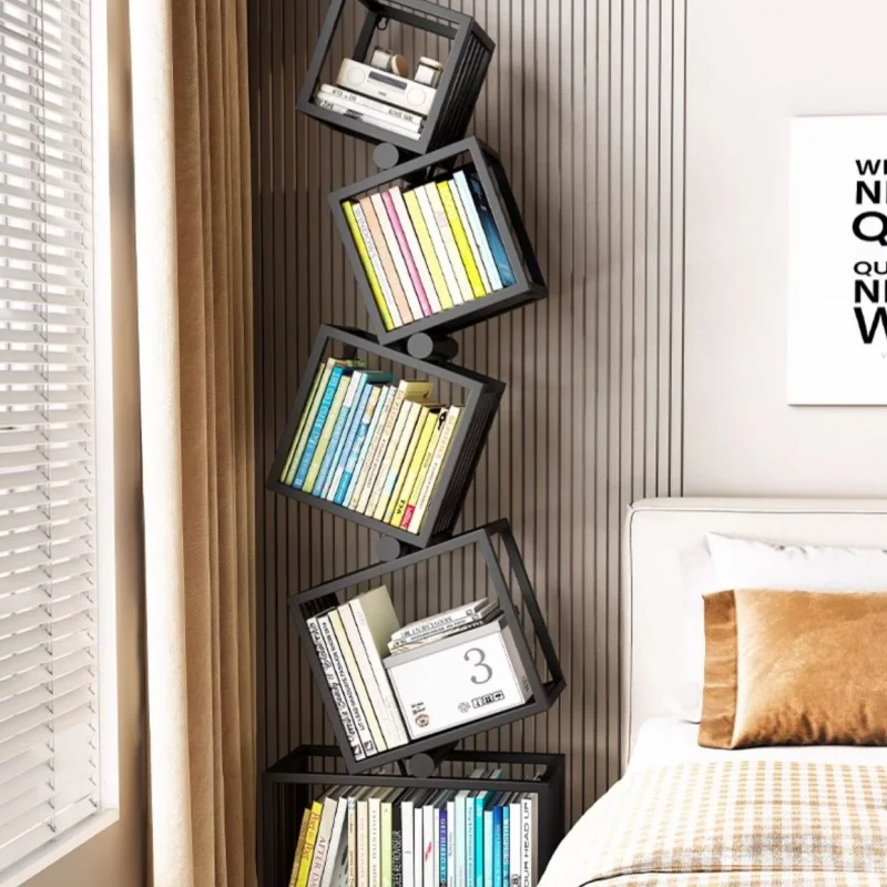 Bookshelf Books Living Room Magazine Rack Shelf Storage Shelf Organiz Aesthetic New Bookcases Storage Furniture Arrival Sales