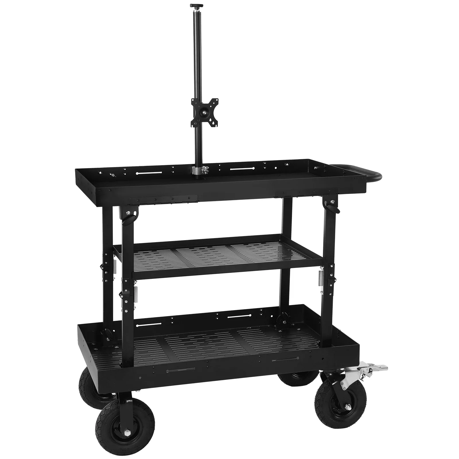 

Передвижная платформа с грузоподъемностью 300 кг/661 фунт, складная рабочая станция с поворотными колесами для киносъемок, освещения и сцены, обеспечивающая плавное перемещение